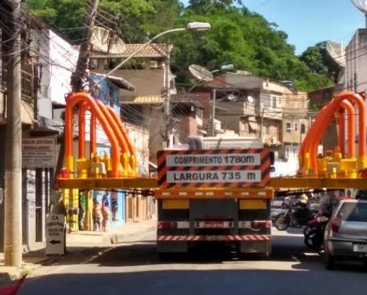 Guarda Municipal informa passagem de carreta superdimencionada por Itaperuna