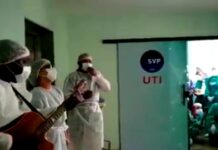 COVID-19: Colaboradores do Hospital São Vicente de Paulo emocionam pacientes com canções