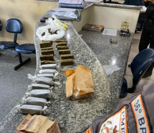 PM prende dois homens por tráfico de drogas em Miracema