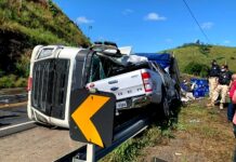 Grave acidente deixa uma pessoa morta na BR-356 em Itaperuna