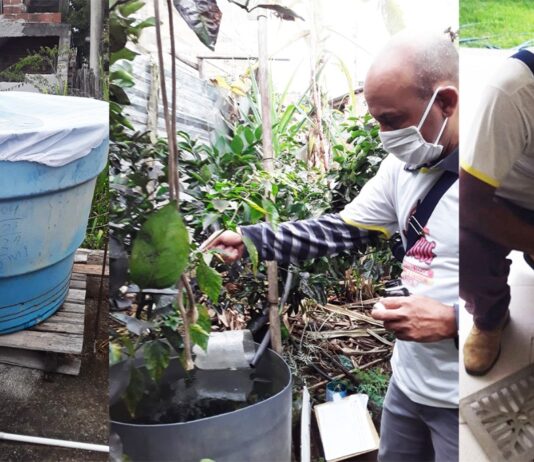 Equipe da Vigilância Ambiental em Saúde realiza trabalho no Bairro Niterói