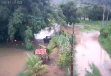 Defesa Civil informa que 70mm de chuva pode causar inundações nesta segunda-feira