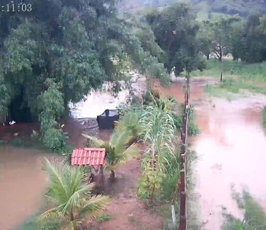 Defesa Civil informa que 70mm de chuva pode causar inundações nesta segunda-feira