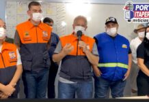 Itaperuna monta gabinete de crise e faz balanço sobre a enchente