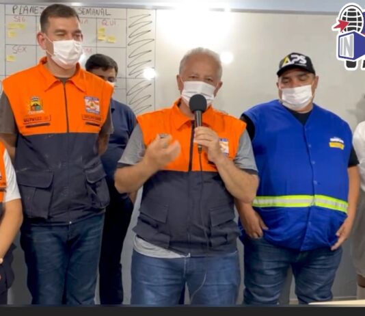 Itaperuna monta gabinete de crise e faz balanço sobre a enchente