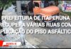 Prefeitura de Itaperuna recupera várias ruas da cidade com aplicação de piso asfáltico