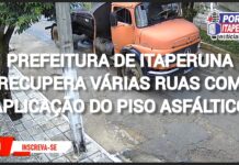 Prefeitura de Itaperuna recupera várias ruas da cidade com aplicação de piso asfáltico