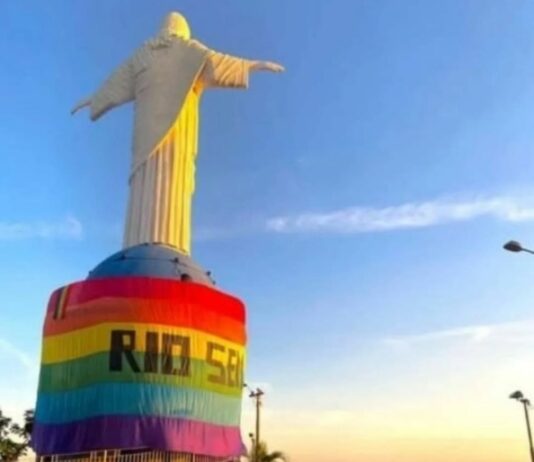 Prefeitura de Itaperuna emite nota sobre bandeira LGBT no monumento ao Cristo Redentor