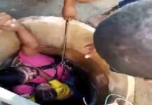 Menina é resgatada de dentro de um poço por vizinhos em Raposo, distrito de Itaperuna