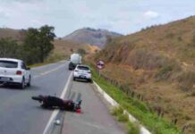 Acidente tira a vida de um homem na BR-356, em Itaperuna