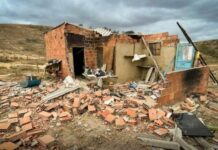 Ventos causam destruição na zona rural de Cardoso Moreira