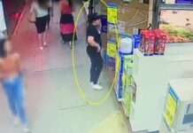 Mulher furta duas TVs em exposição numa loja no Centro de Itaperuna