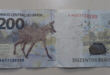 Nota falsa de R$ 200 é apreendida em Itaperuna