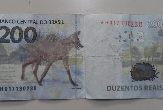 Nota falsa de R$ 200 é apreendida em Itaperuna