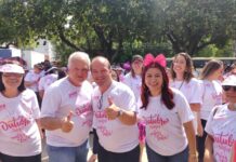 Prefeito de Itaperuna participa do evento de conscientização contra o câncer de mama
