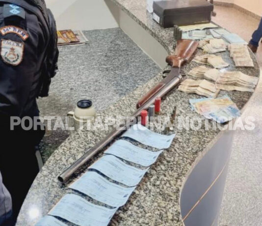 Grande quantidade de dinheiro e drogas apreendidos em Itaocara