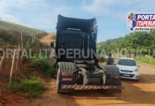 Caminhoneiro é rendido e veículo roubado por bandidos armados em Miracema