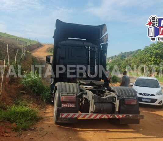 Caminhoneiro é rendido e veículo roubado por bandidos armados em Miracema