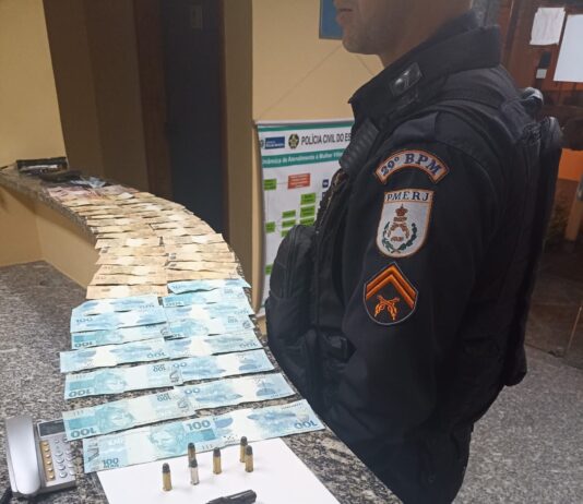 Motorista é preso com arma e dinheiro na RJ-220, entre Natividade e Porciúncula