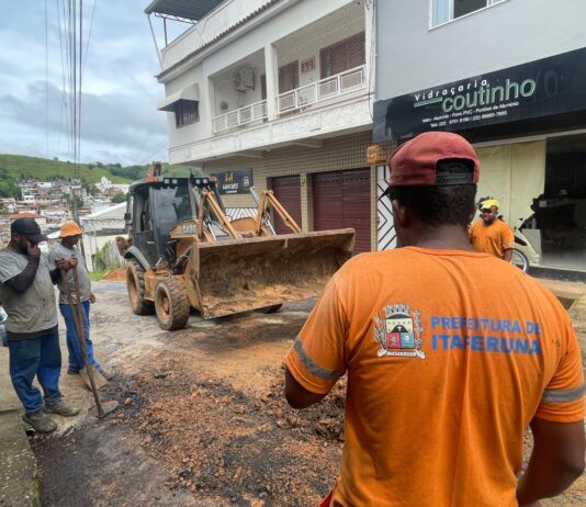Secretaria de Obras de Itaperuna realiza ações mais urgentes na última semana do ano