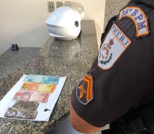 Polícia prende homem em flagrante por tráfico em Itaocara