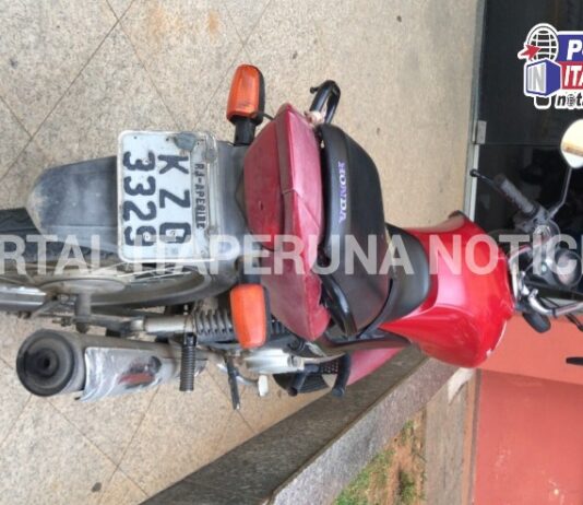 Motocicleta roubada é apreendida em Santo Antônio de Pádua