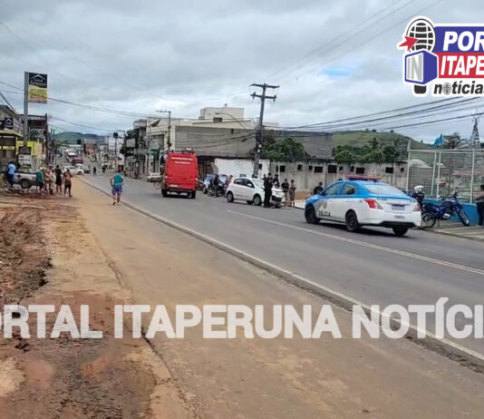 Acidente entre carro e motocicleta mata entregador em Itaperuna