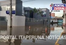 Rio Muriaé começa baixar em Itaperuna