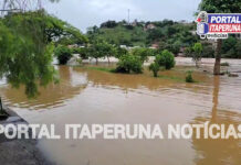 Prefeitura de Itaperuna aciona o Gabinete de Crise por causa das cheias do Rio Muriaé