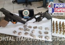 Ação policial prende dois e evita homicídios em Laje do Muriaé