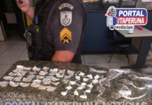 Polícia apreende drogas no ”Morro da Honda” em Itaperuna