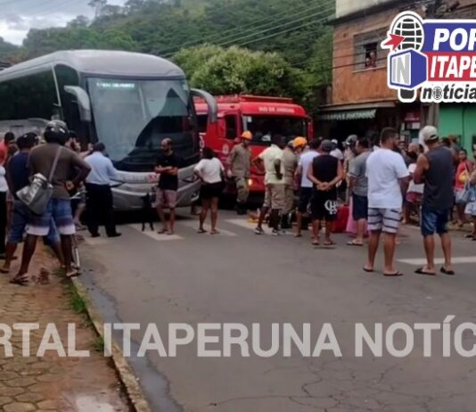 Motociclista fica ferido ao se chocar de frente com um ônibus em Natividade