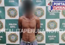 Acusado de roubar e tentar matar o ex-patrão em Itaperuna é preso em Bom Jesus do Itabapoana