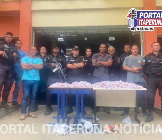 PM prende duas pessoas e apreende 3312 pinos de cocaína em Pádua