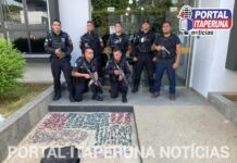 PM prende um jovem com grande quantidade de drogas em Miracema