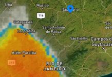Defesa Civil de Itaperuna emite alerta de chuva forte