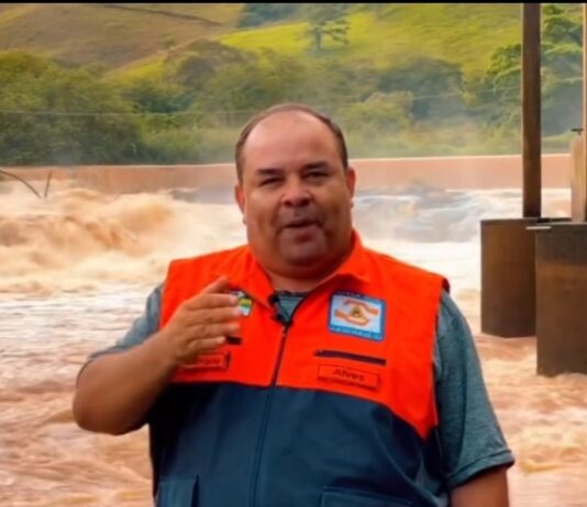 Defesa Civil de Laje do Muriaé informou sobre situação após as chuvas