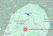 INMET emite alerta vermelho de chuvas para este sábado