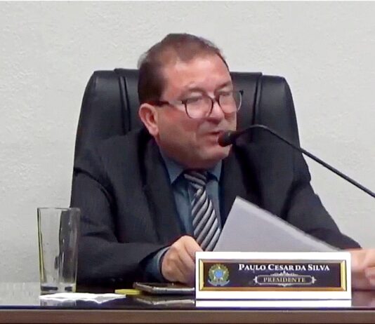 Paulo César Contador reeleito presidente da Câmara Municipal de Itaperuna