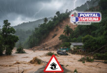 Alerta de chuva intensa para o Norte e Noroeste fluminense para os próximos dias