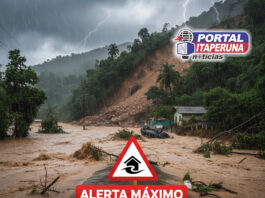 Alerta de chuva intensa para o Norte e Noroeste fluminense para os próximos dias