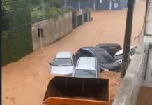 Chuva forte deixa Itaperuna submersa nesta segunda-feira (02/02)