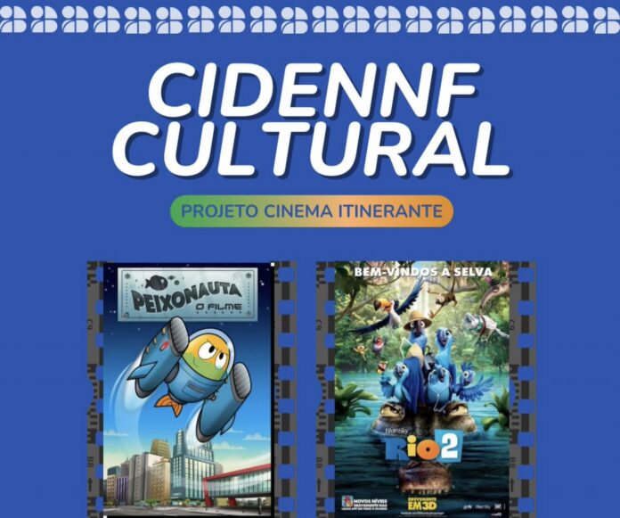 Cinema na praça em Itaperuna