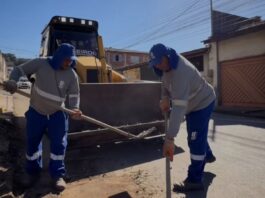 Prefeitura de Itaperuna realiza mutirão de limpeza e manutenção no Bairro Aeroporto