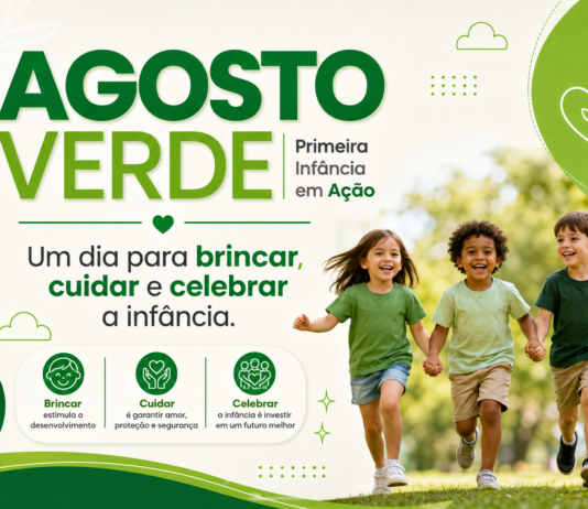 Itaperuna recebe o evento “Agosto Verde – Primeira Infância em Ação” com atividades gratuitas para famílias