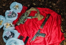 Polícia Militar apreende submetralhadora, pistola e drogas no Morro da Faca, em Itaperuna