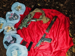 Polícia Militar apreende submetralhadora, pistola e drogas no Morro da Faca, em Itaperuna