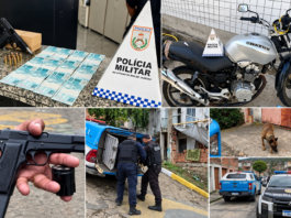Operação mira integrantes do crime organizado em Itaperuna e apreende pistola, drogas e moto adulterada